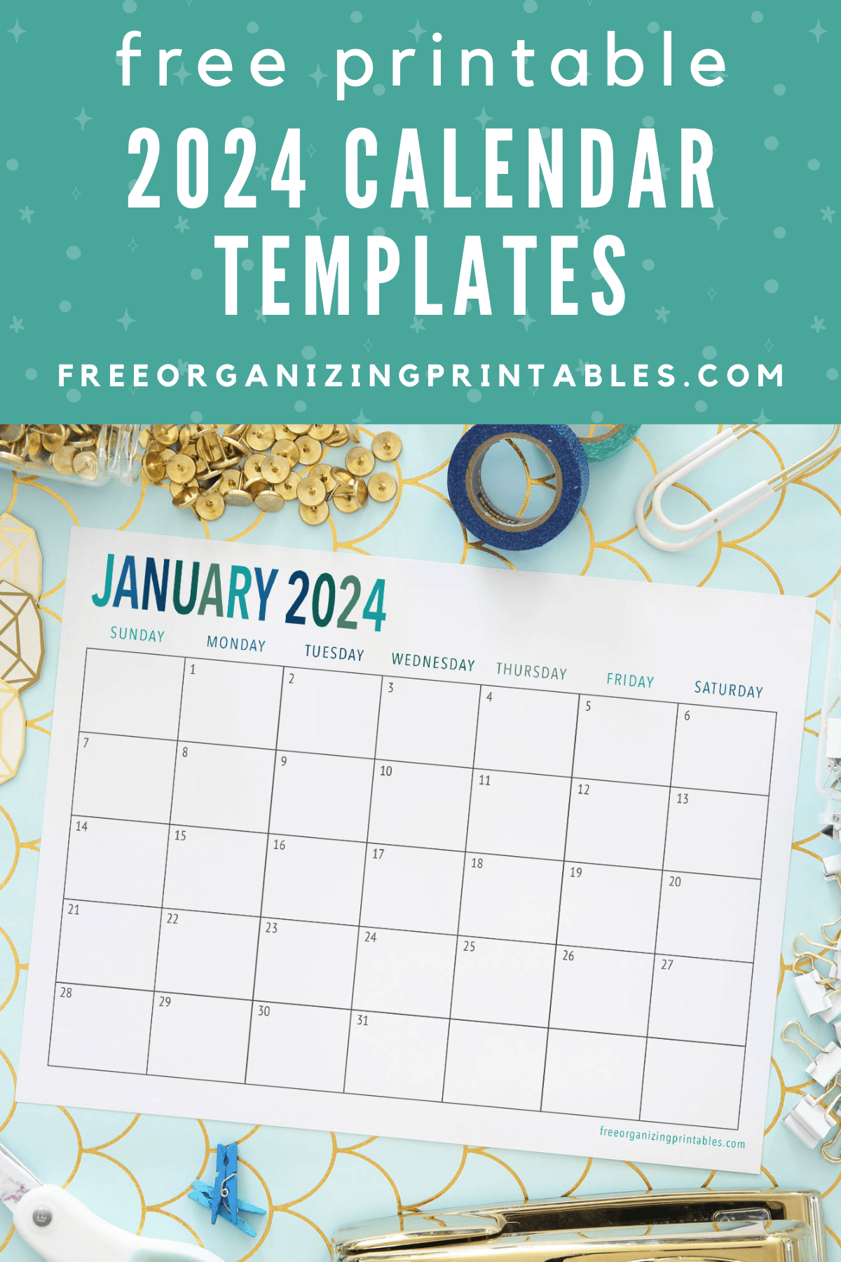 Free Calendar Template Printable