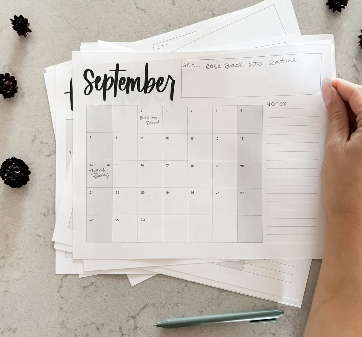 Printable Calendar Month 2025