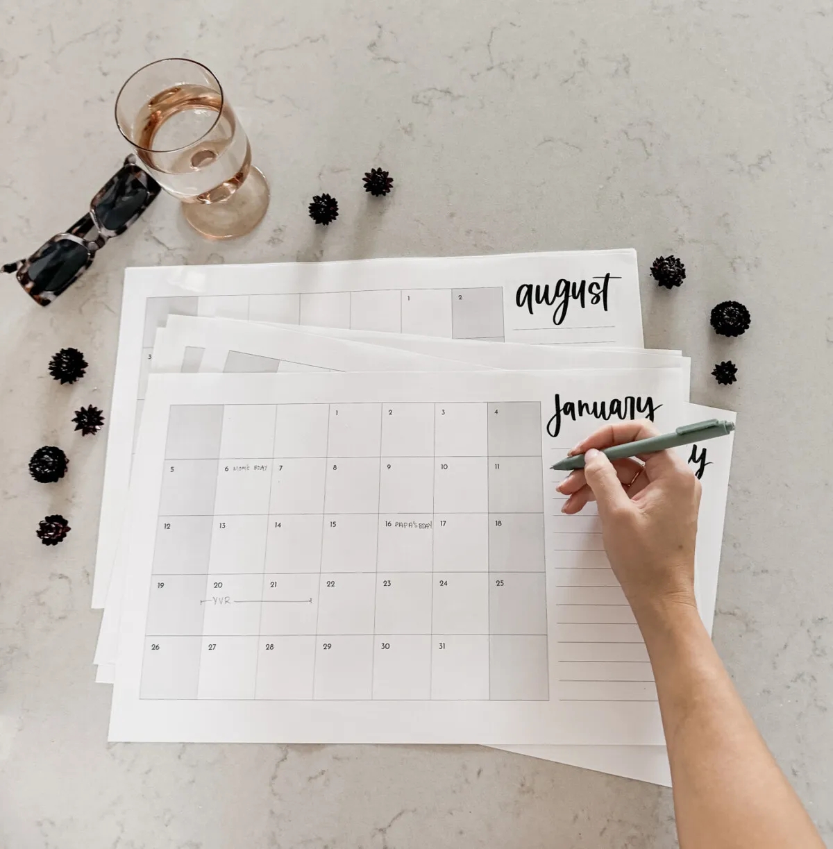 Printable Calendar For Large Family 2025 Printable Calendar For Large Family 2025