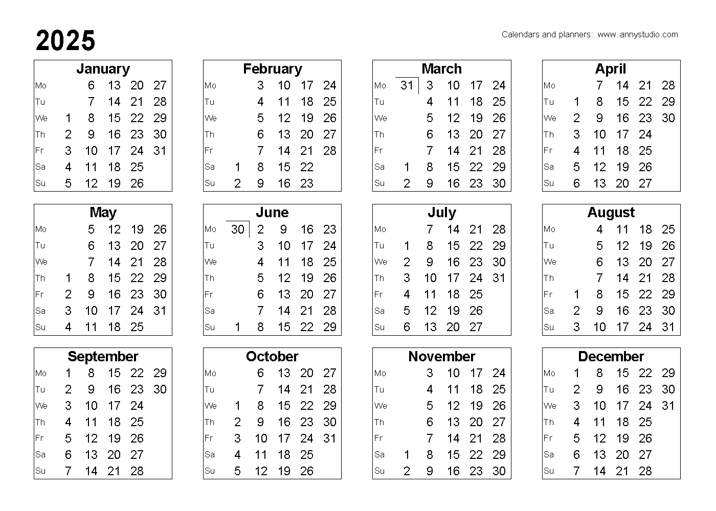 Free Printable Calendar Software