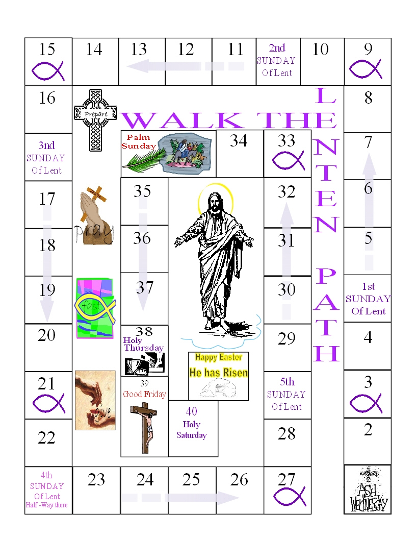 2025 Lenten Calendar Printable