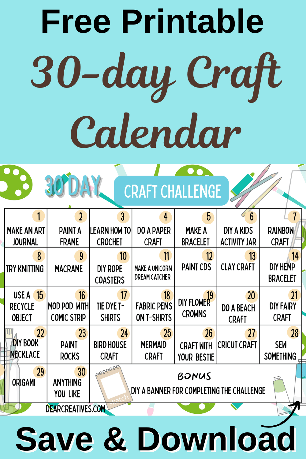 Make A Printable Calendar