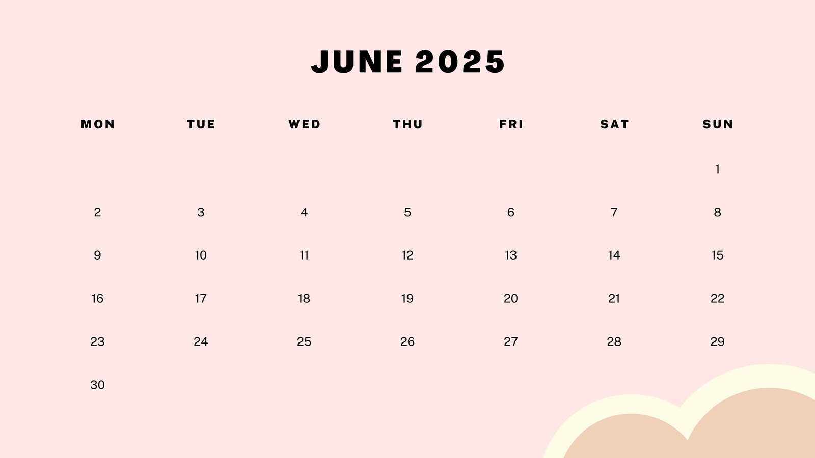Free Printable Custom June 2025 Calendar Templates Canva