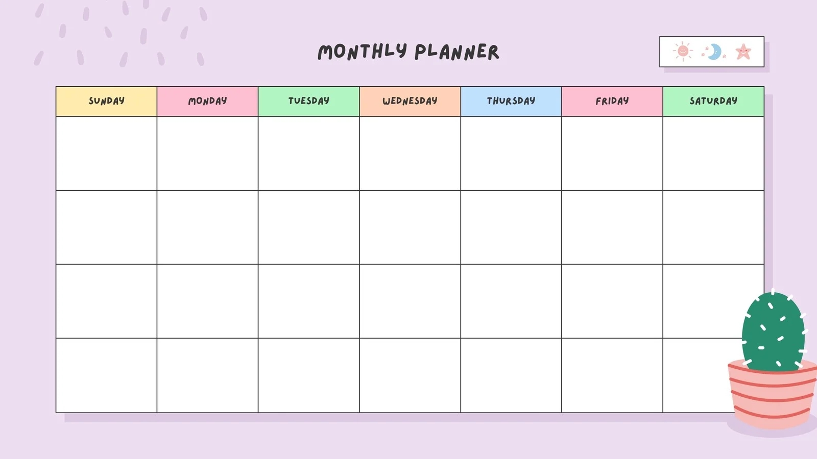 Printable Calendar Format