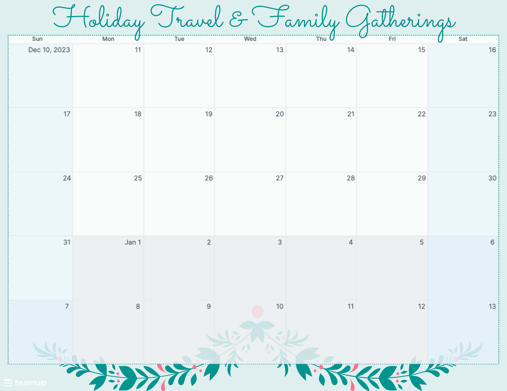 Free Editable And Printable Calendars