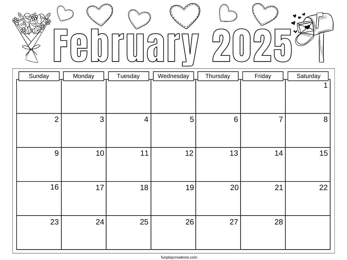 Free Printable Monthly Calendars 2025 