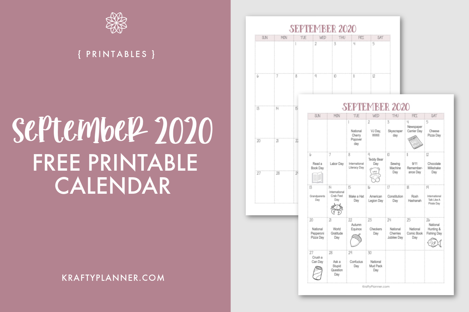 September Calendar Printable Pdf September Calendar Printable Pdf