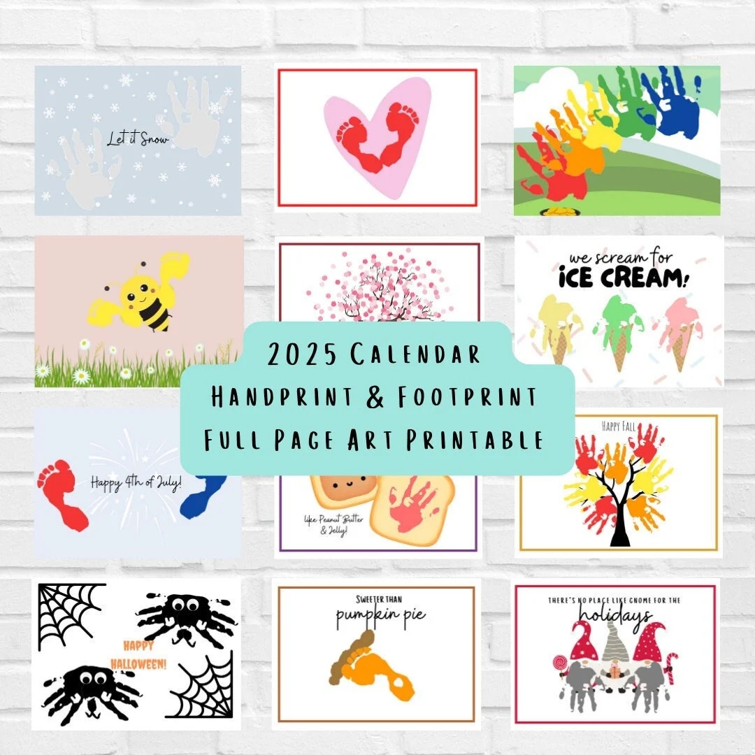 Cute And Crafty 2025 Printable Calendar
