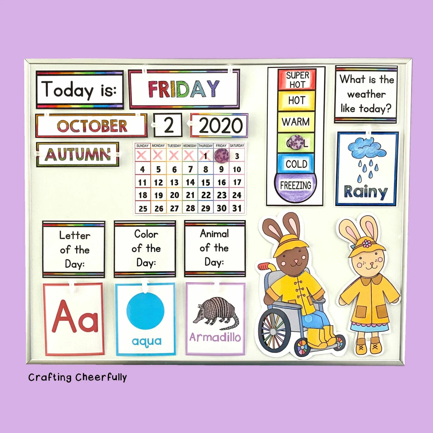 How To Make A Daily Calendar For Kids Crafting Cheerfully