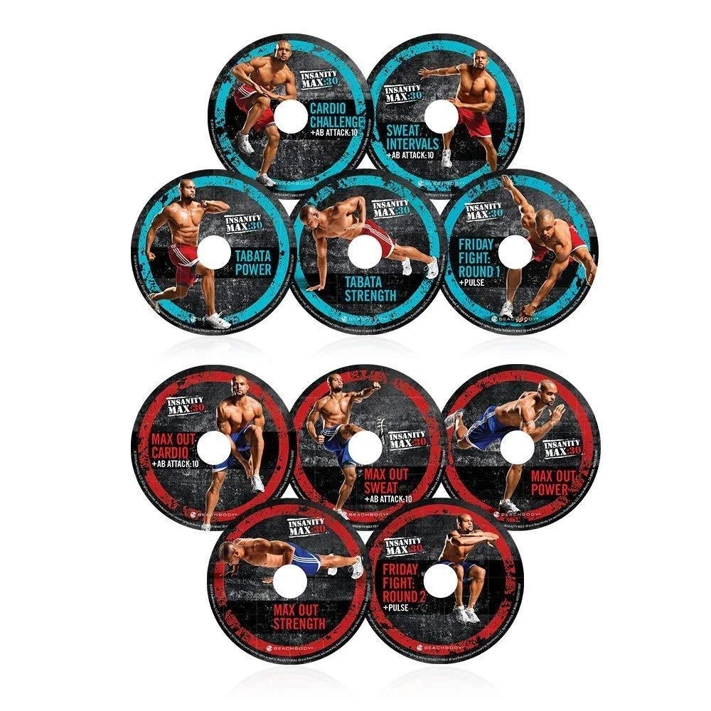 Insanity Max 30 Base DVDs Only Vintage