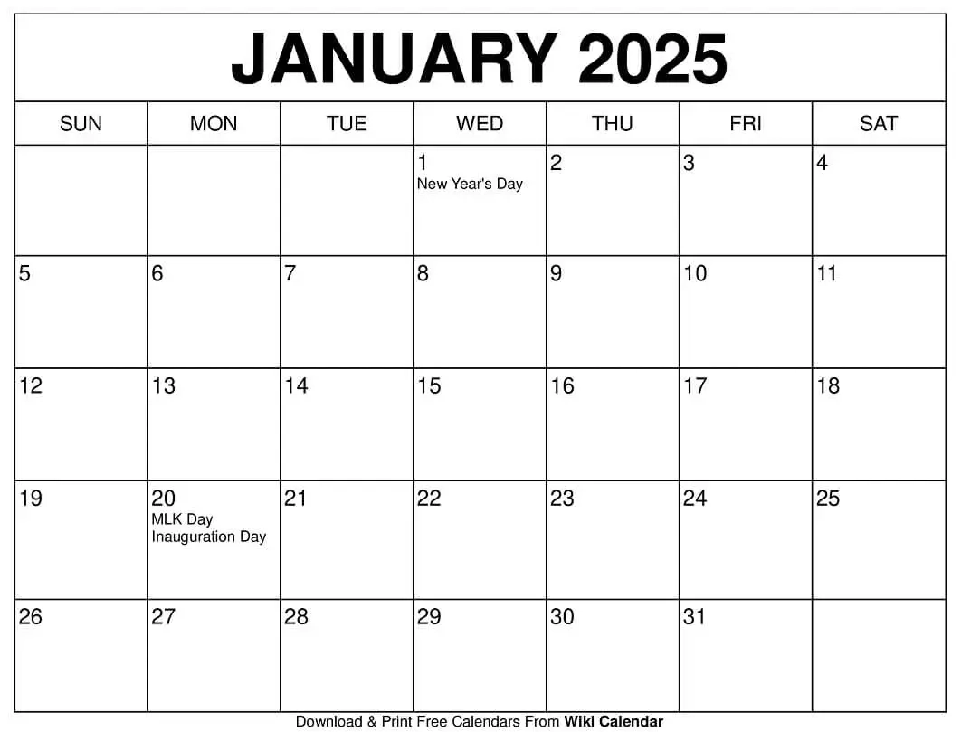 Printable 2025 Calendar For Happy Planner Calendar