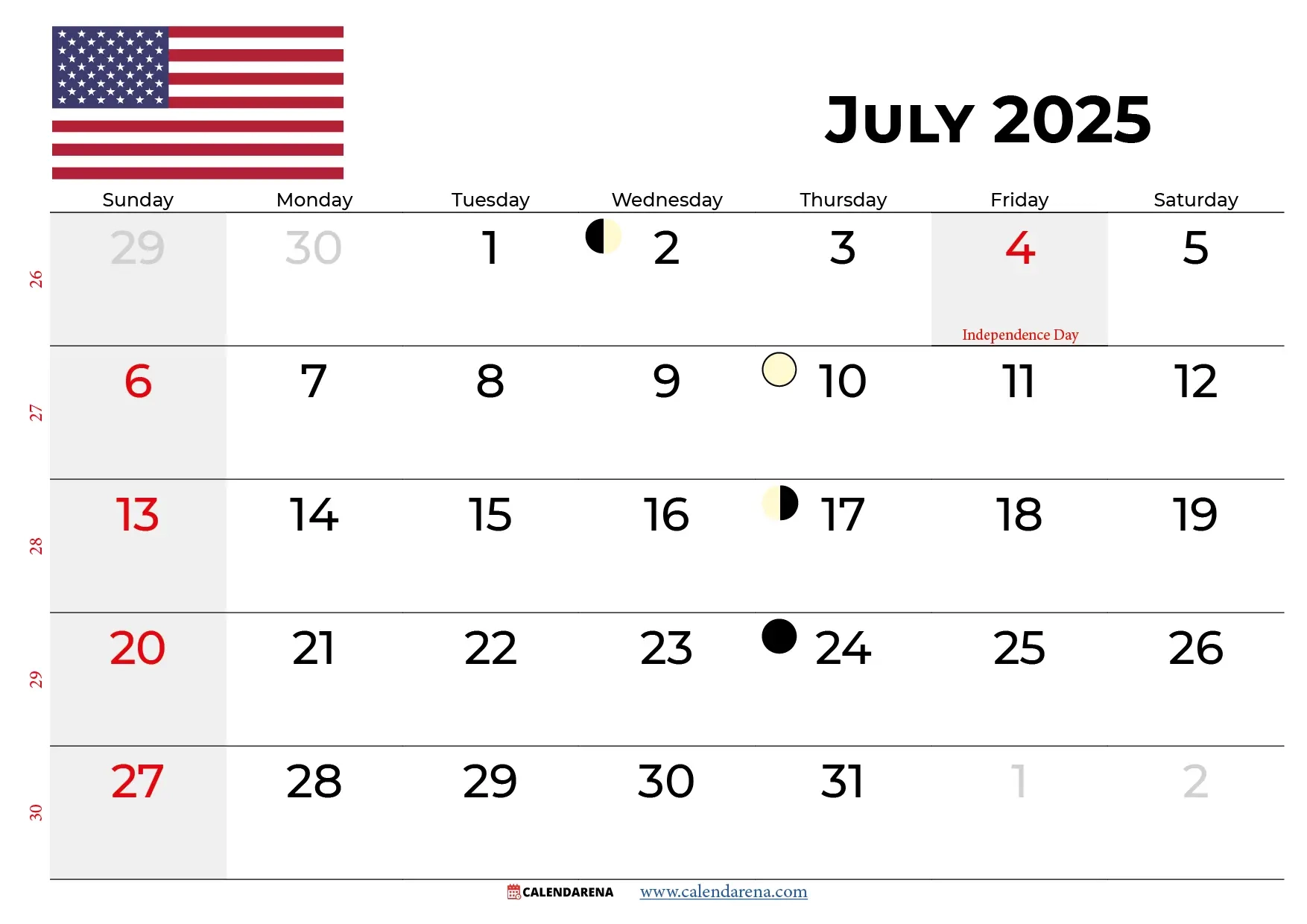 2025 Calendar Printable With Federal Holidays