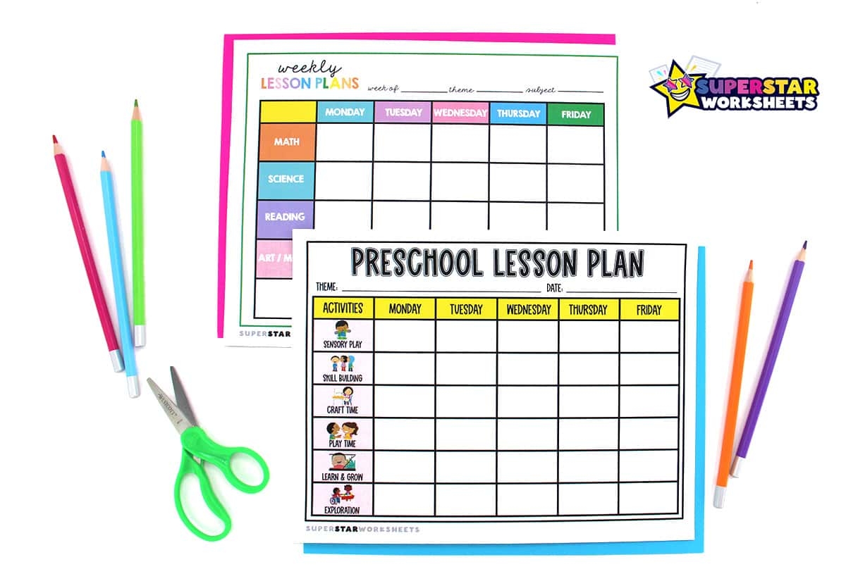 Printable Lesson Plan Calendar