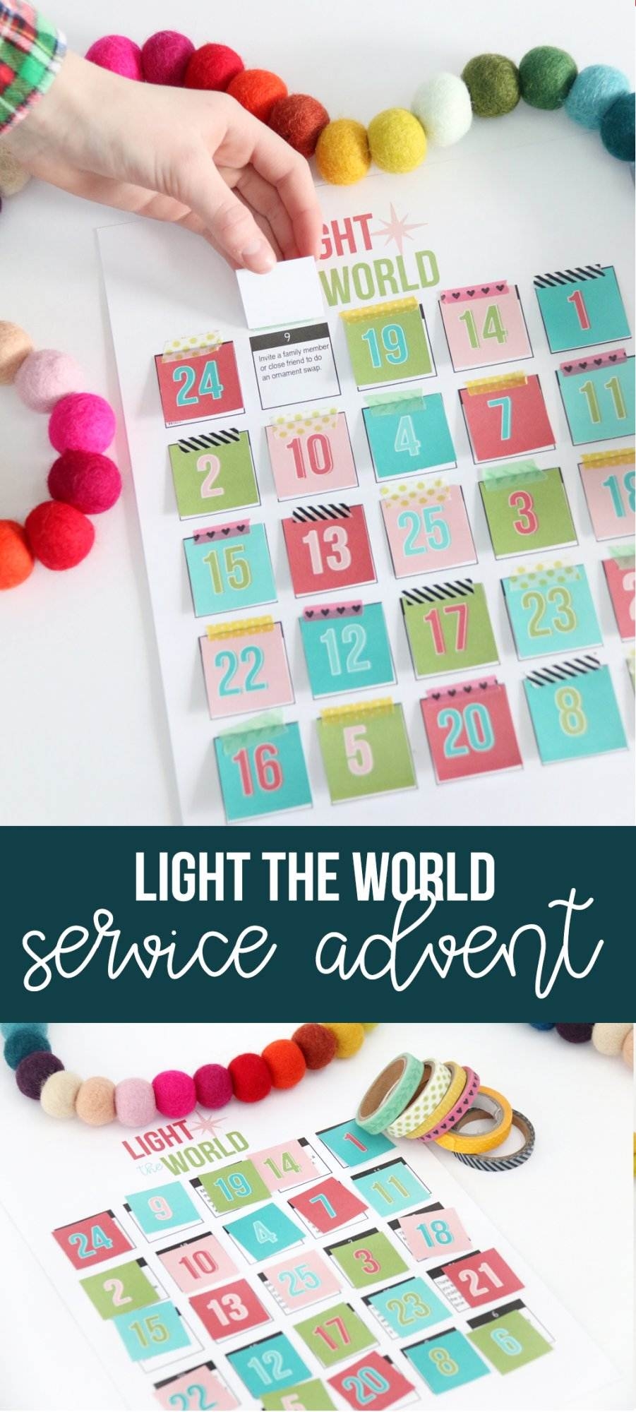 Light The World Advent The Crafting Chicks
