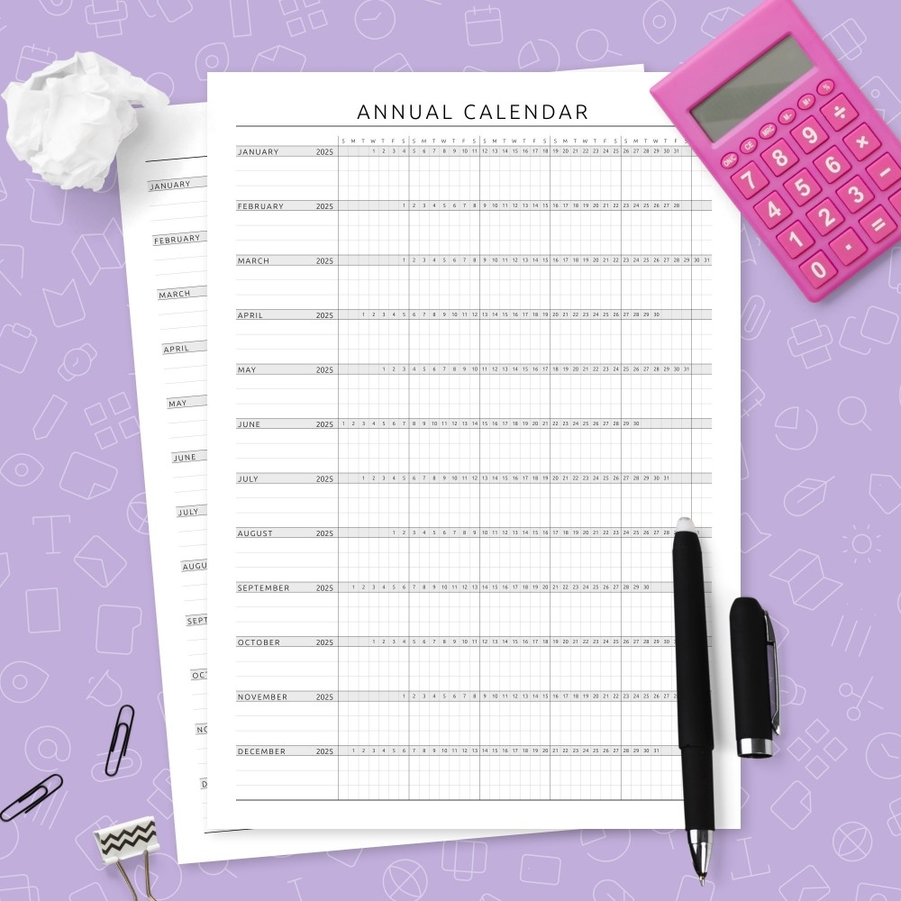 Calendar Template Blank Printable