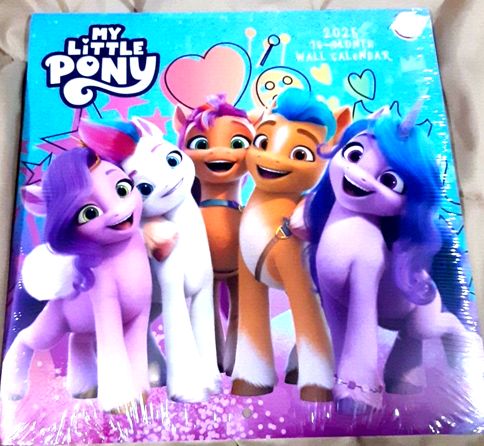 my little pony 2025 wall calendar 16 month 10 x 20 ebay my little pony 2025 wall calendar 16 month 10 x 20 ebay