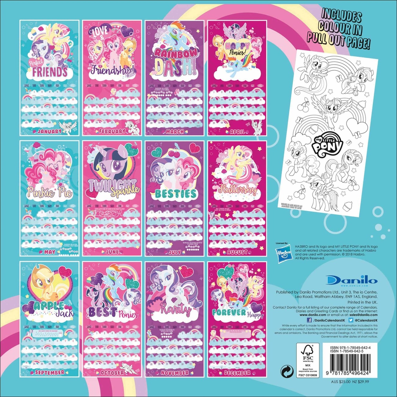 My Little Pony Movie Wall Calendars 2026 Buy At Europosters
