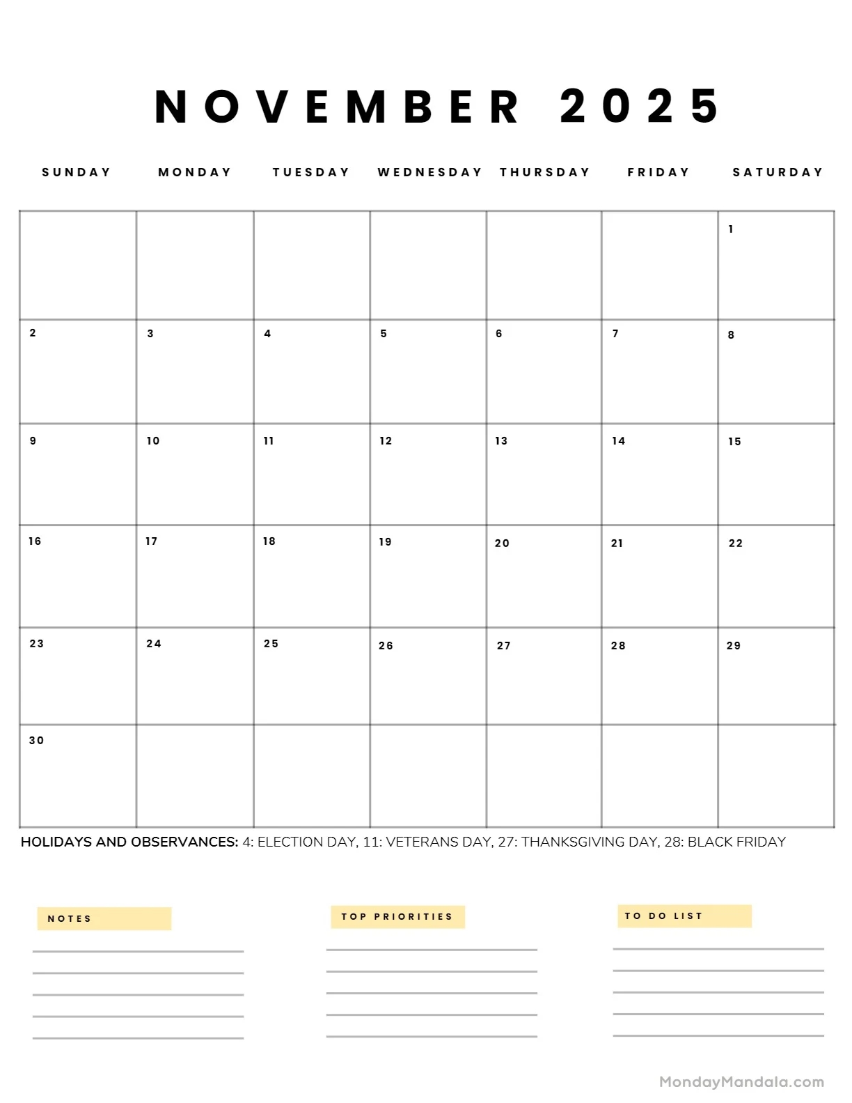 November 2025 Calendar 52 Free PDF Printables November 2025 Calendar 52 Free PDF Printables