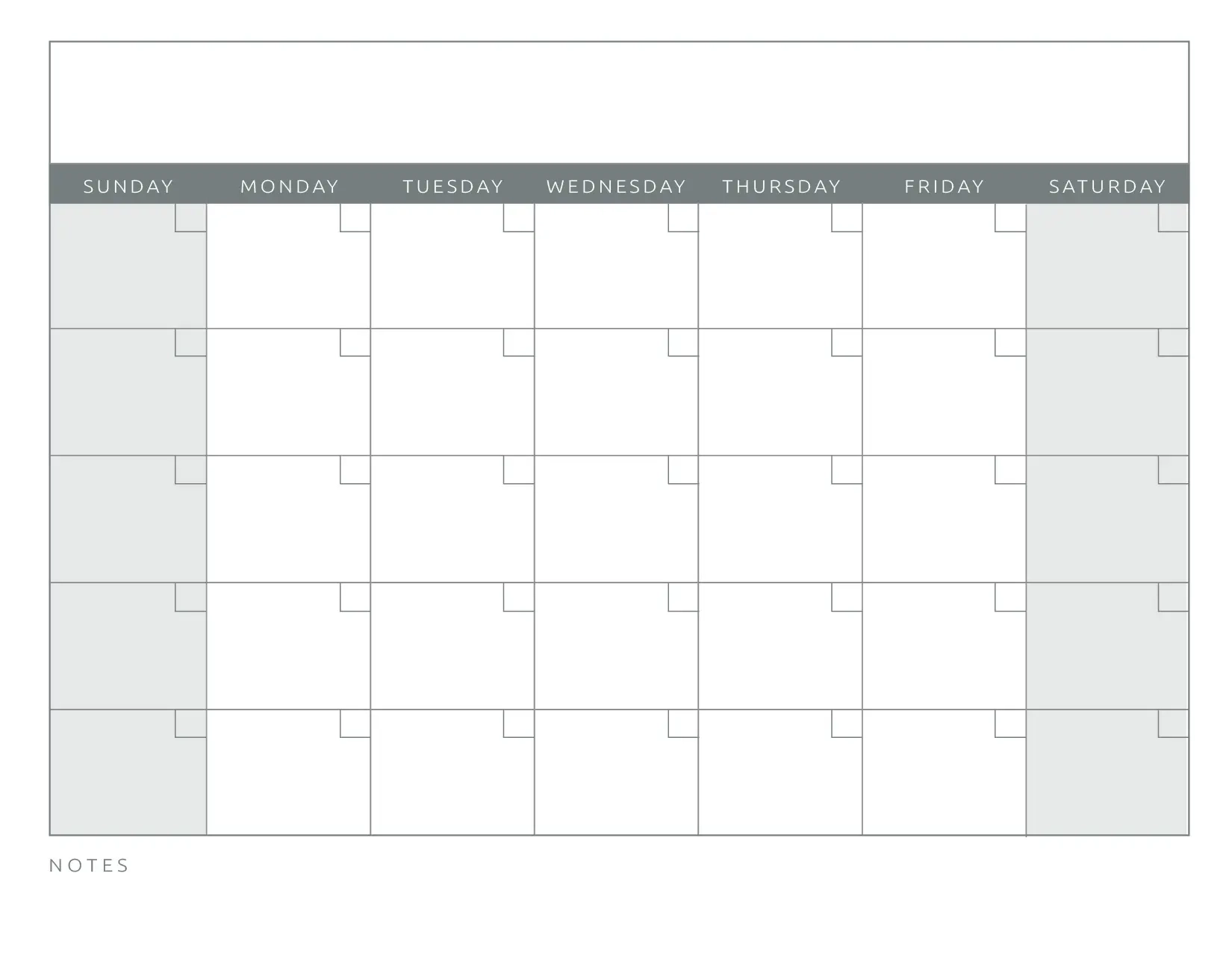Printable Blank Calendar Templates World Of Printables