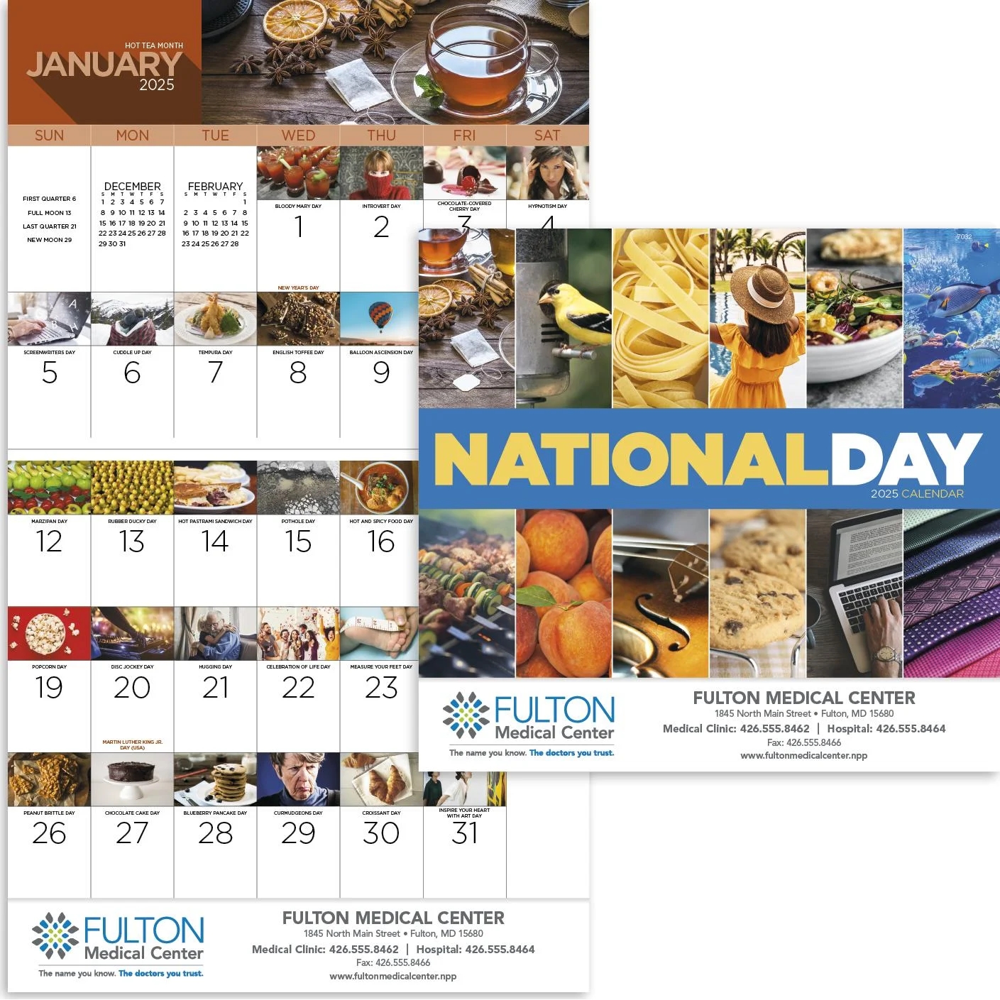 Promotional National Day Calendars 2026 Stapled 