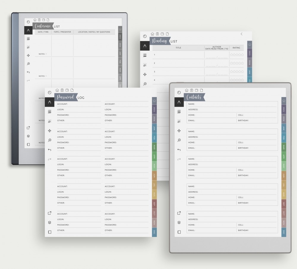 ReMarkable Monthly Calendar 2025 2026 Get Your Planner Template PDF