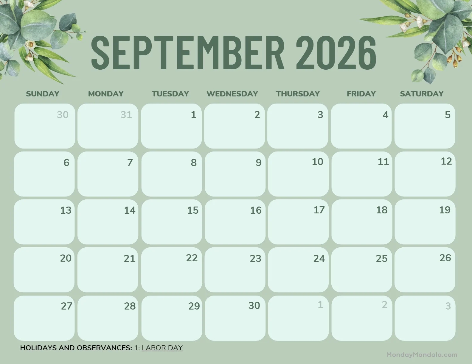 September 2025 Calendar 52 Free PDF Printables September 2025 Calendar 52 Free PDF Printables