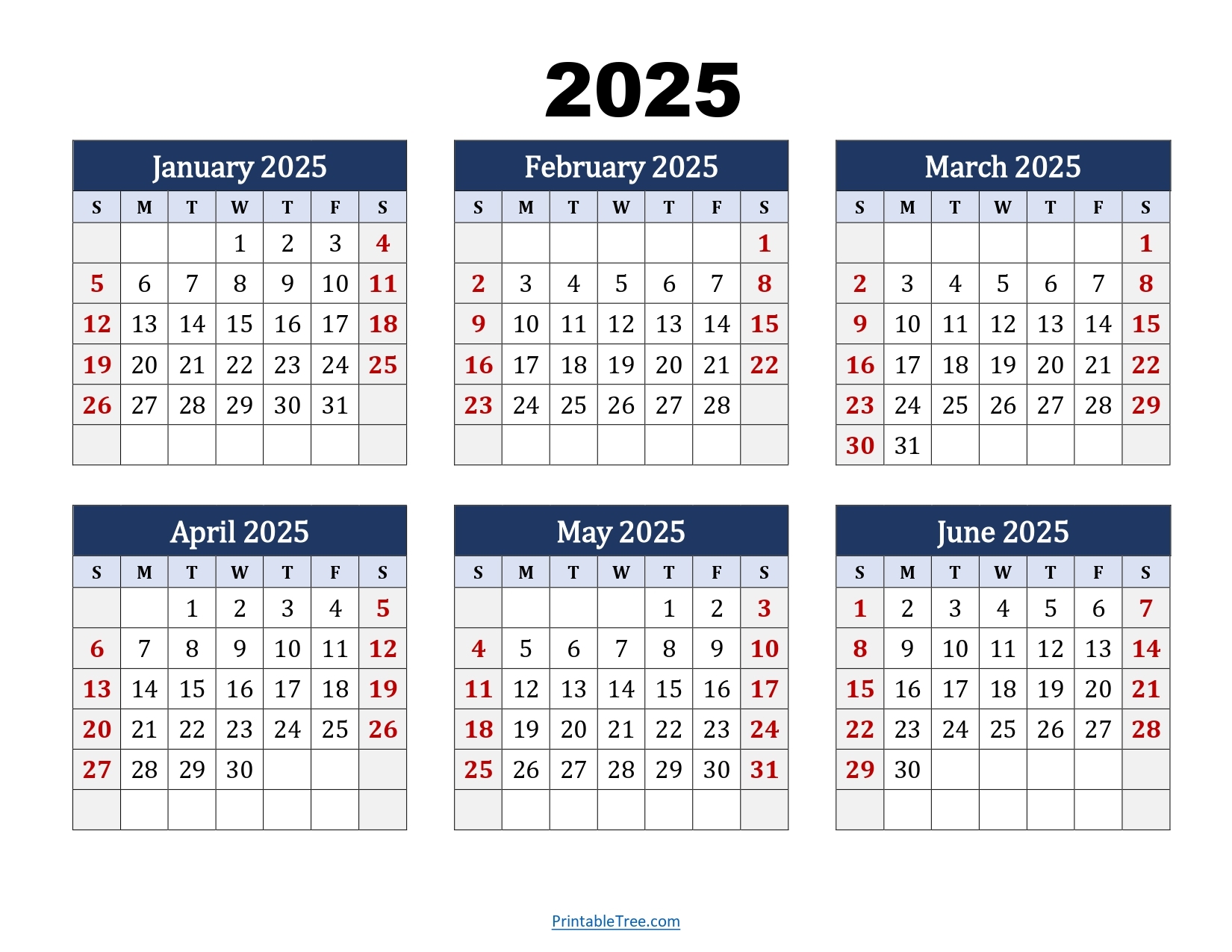 Six Month Calendar 2024 2025 Printable PDF 6 Months Calendar Six Month Calendar 2024 2025 Printable PDF 6 Months Calendar