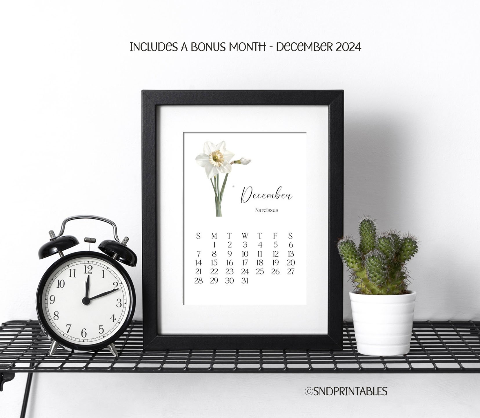Free Printable Calendar 4x6