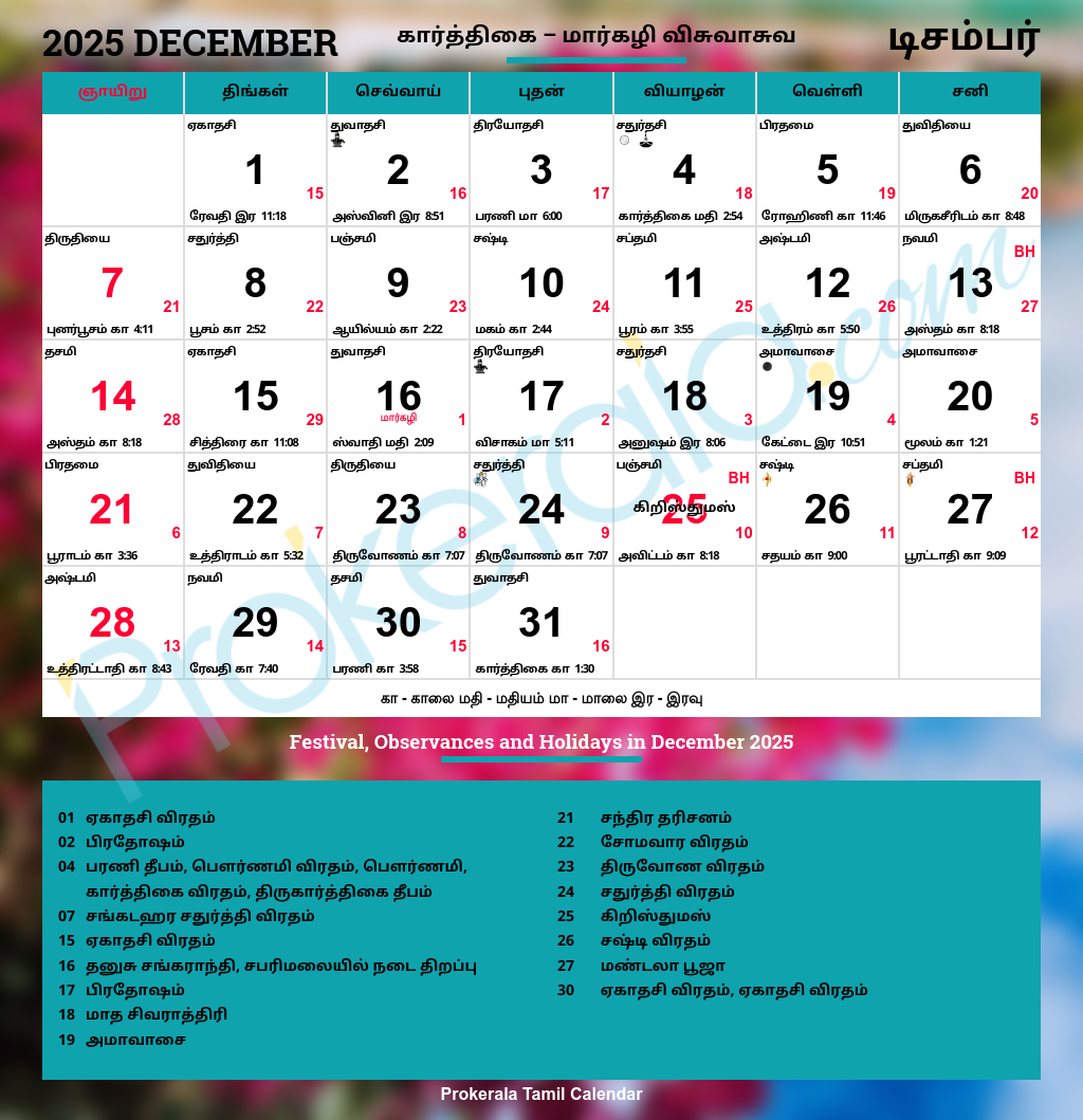 tamil calendar 2025 tamil nadu festivals tamil nadu holidays 2025