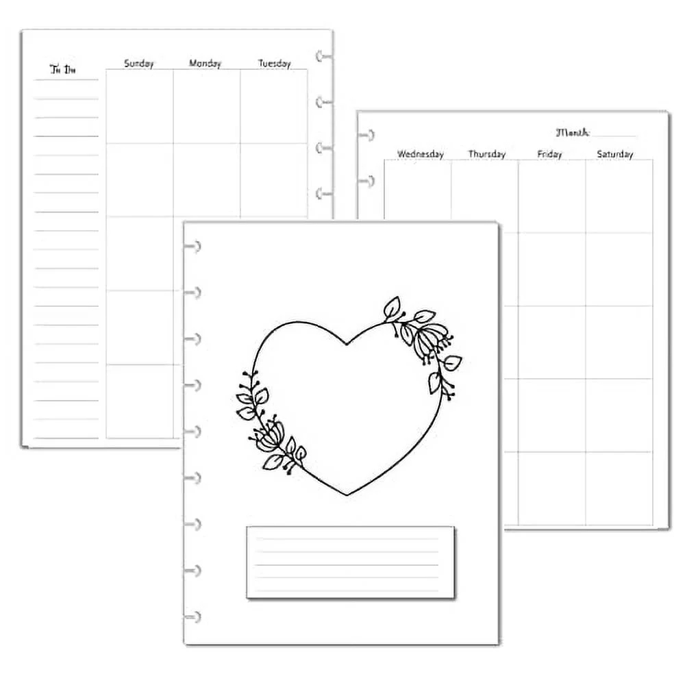 Happy Planner Printable Calendar Pages