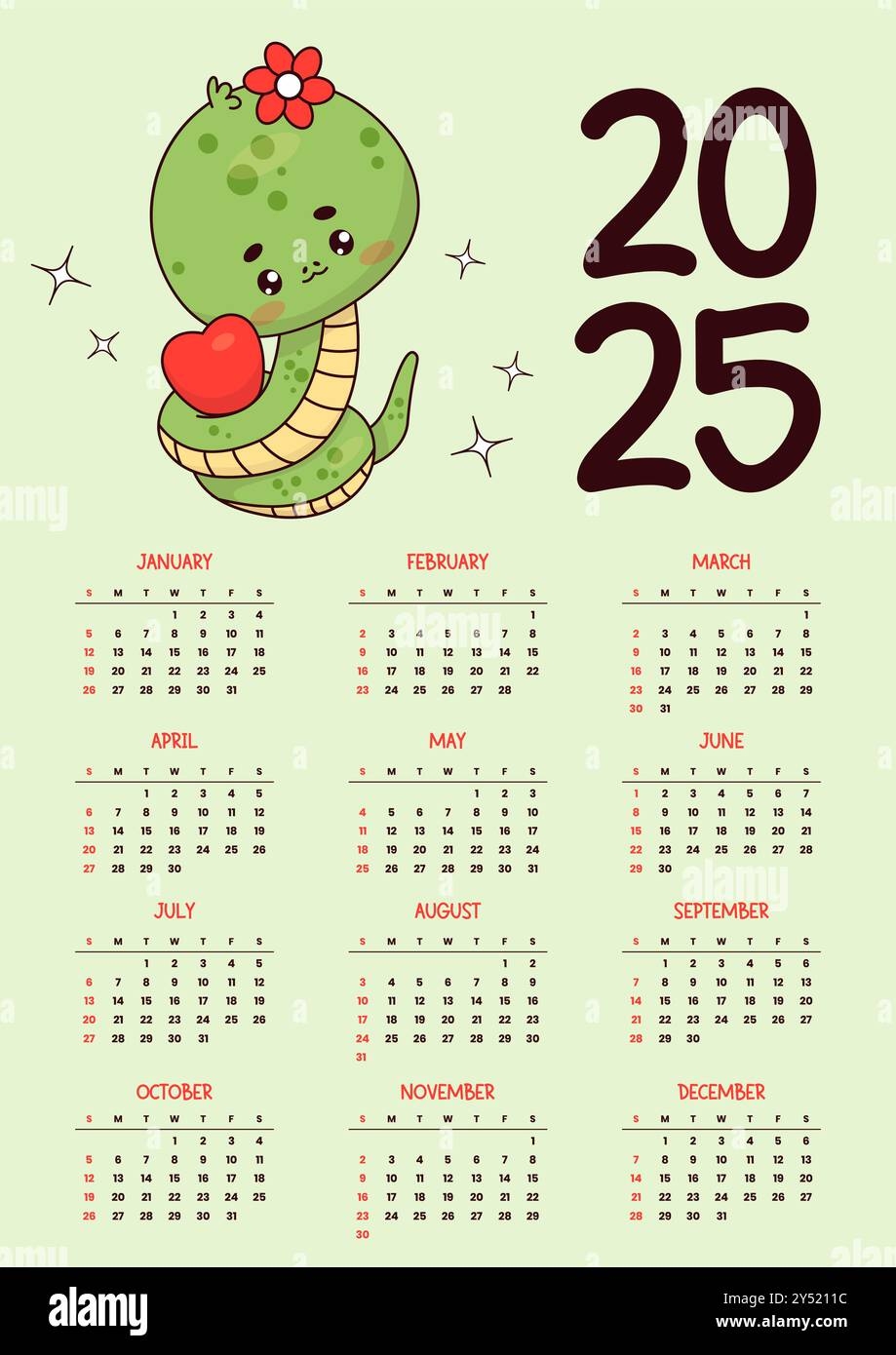 Cute 2025 Printable Calendars