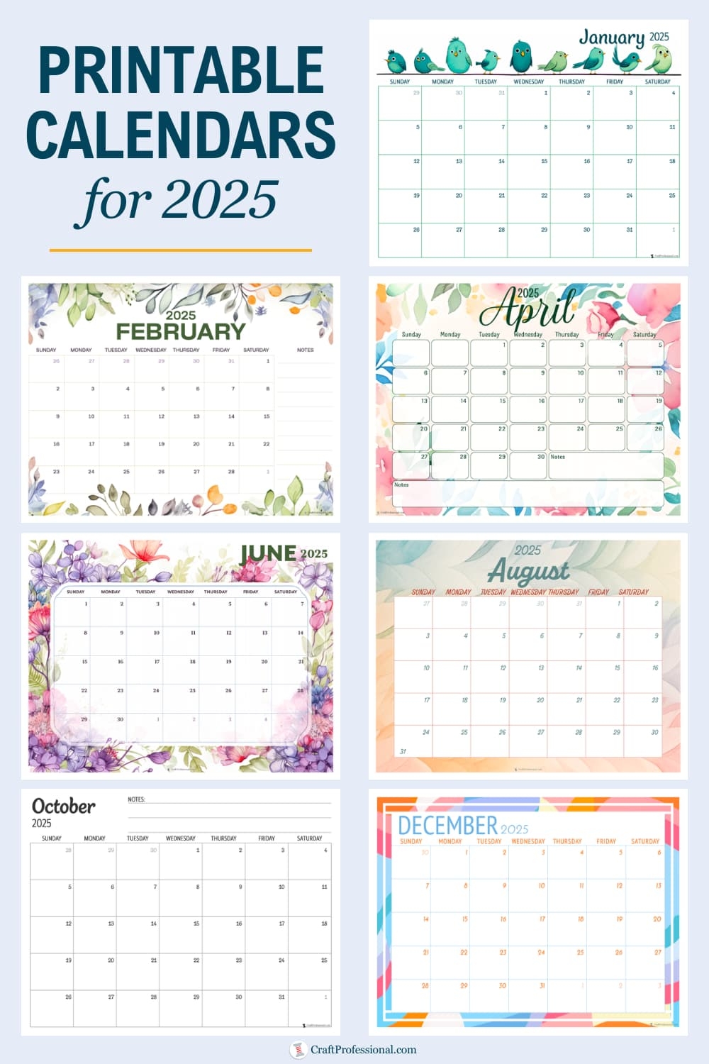 2025 2025 Calendar Printable