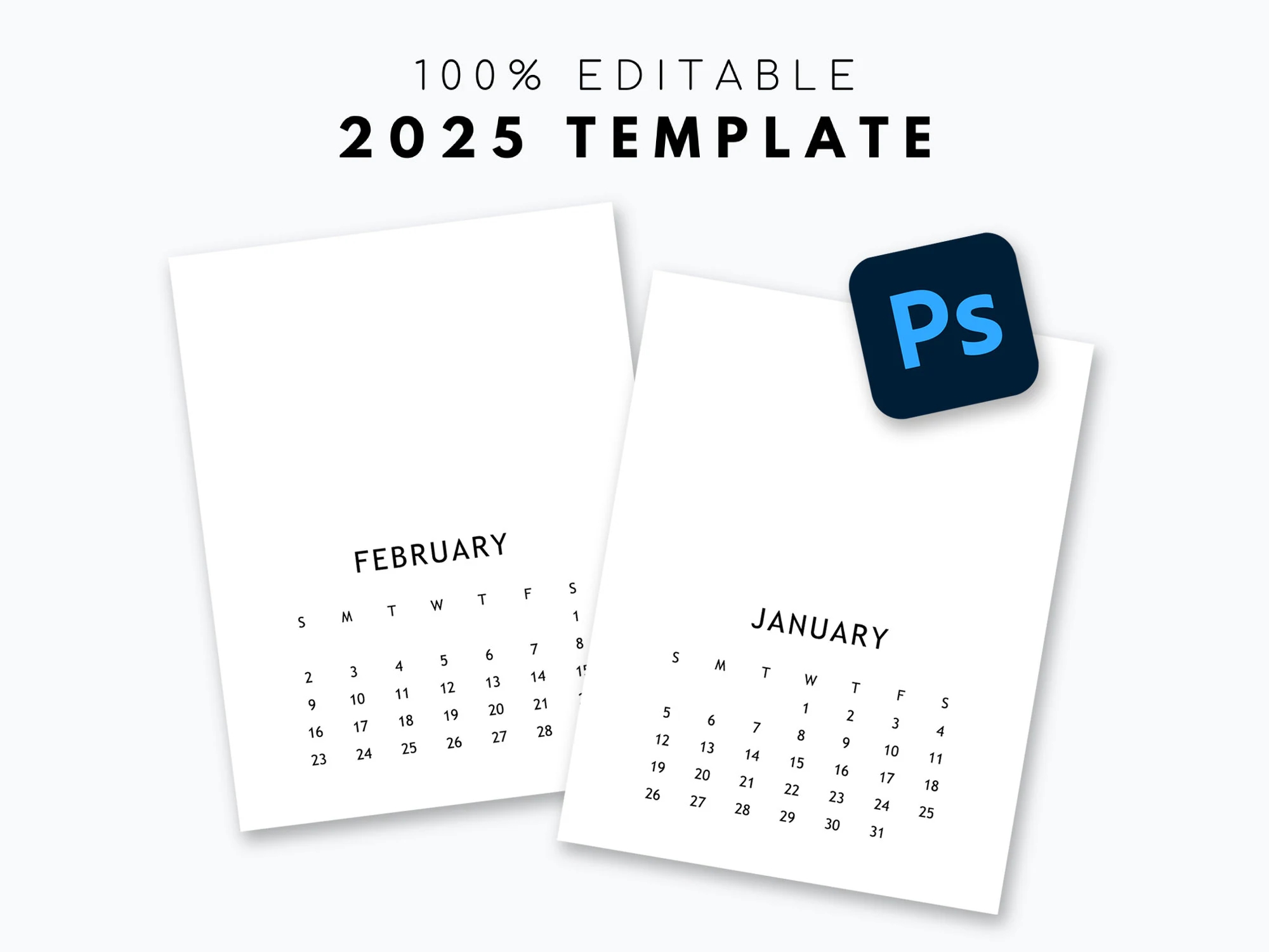 2025 Cd Calendar Template Etsy