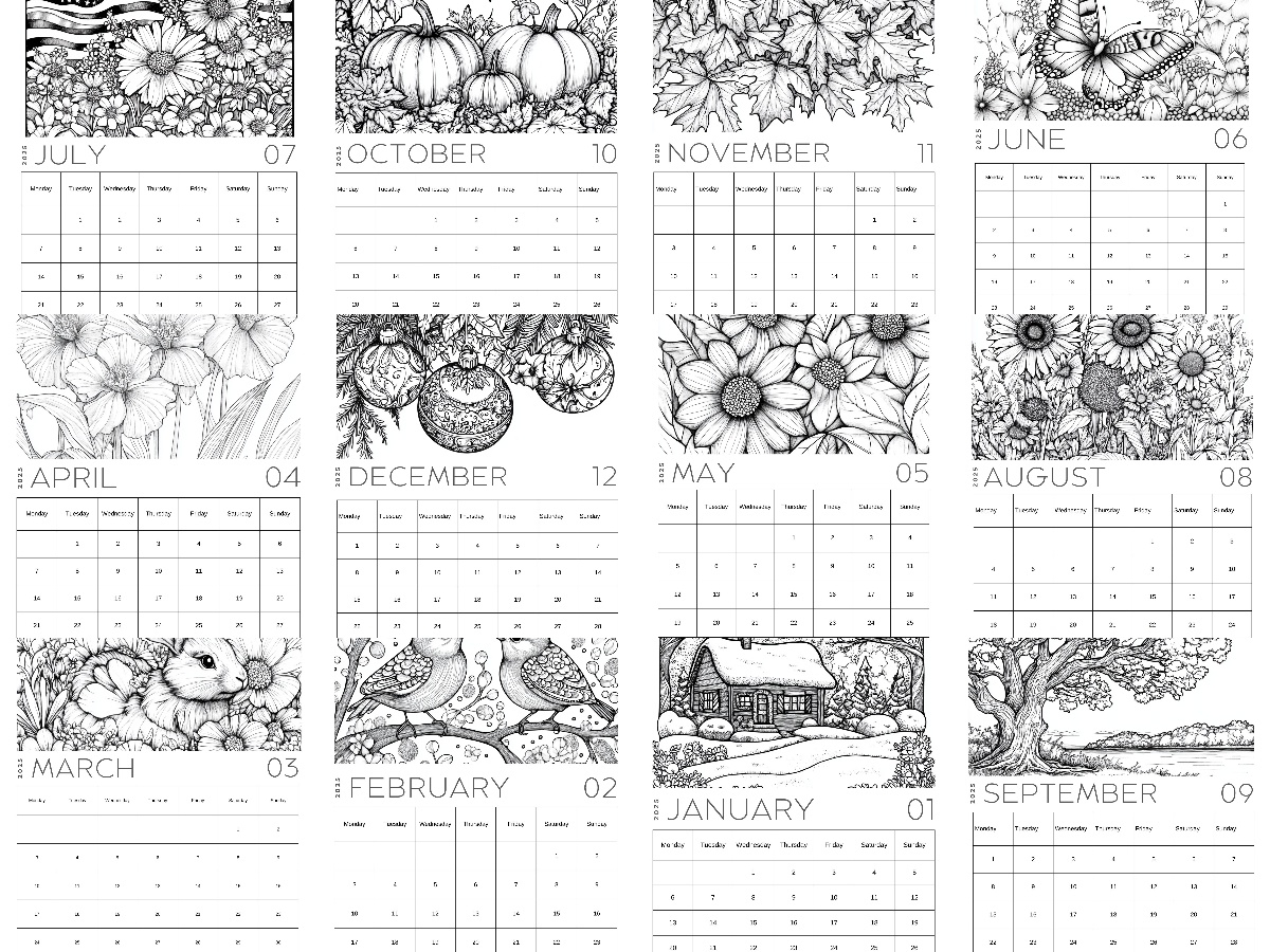 Calendar 2025 Free Printable