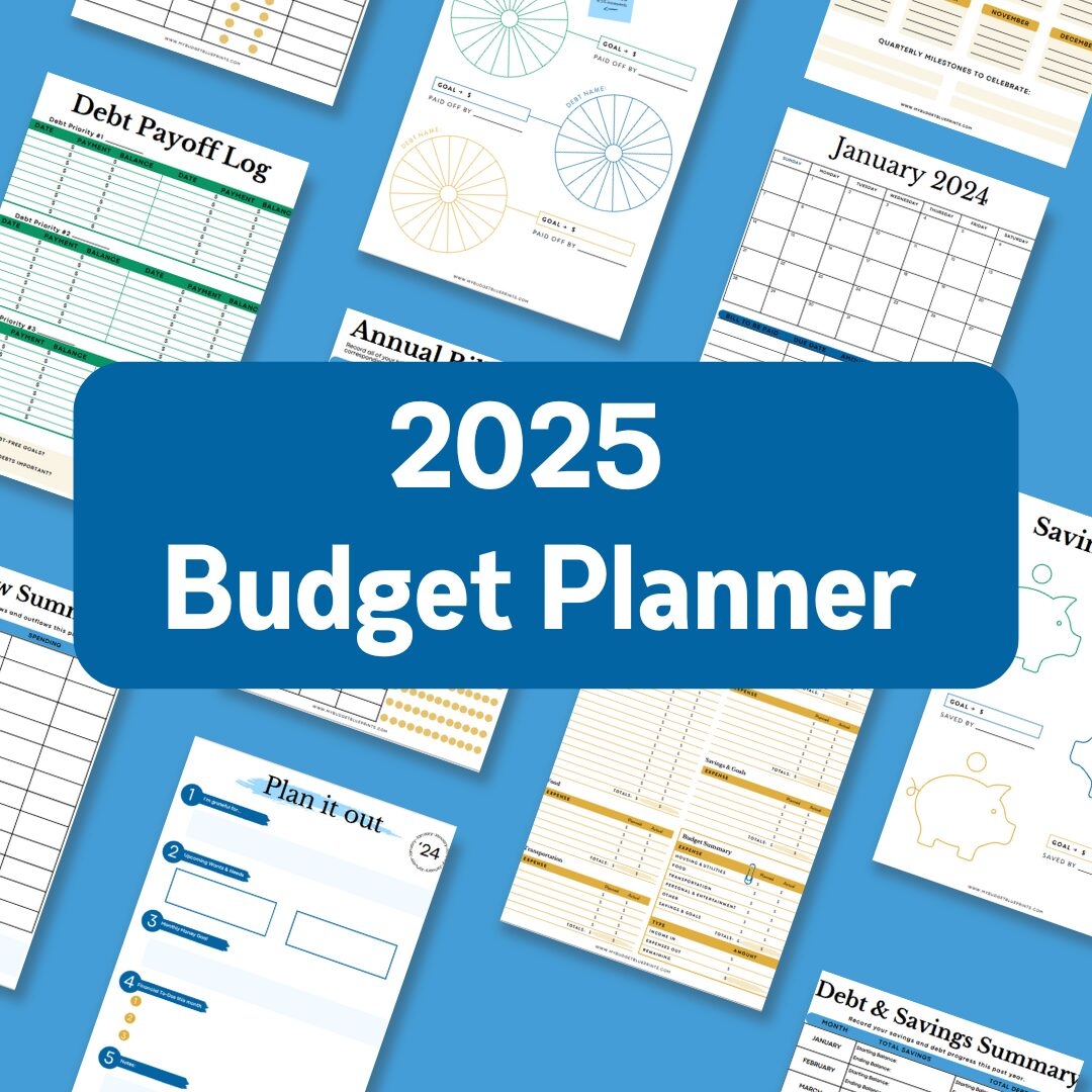 2025 digital budget planner budget blueprints