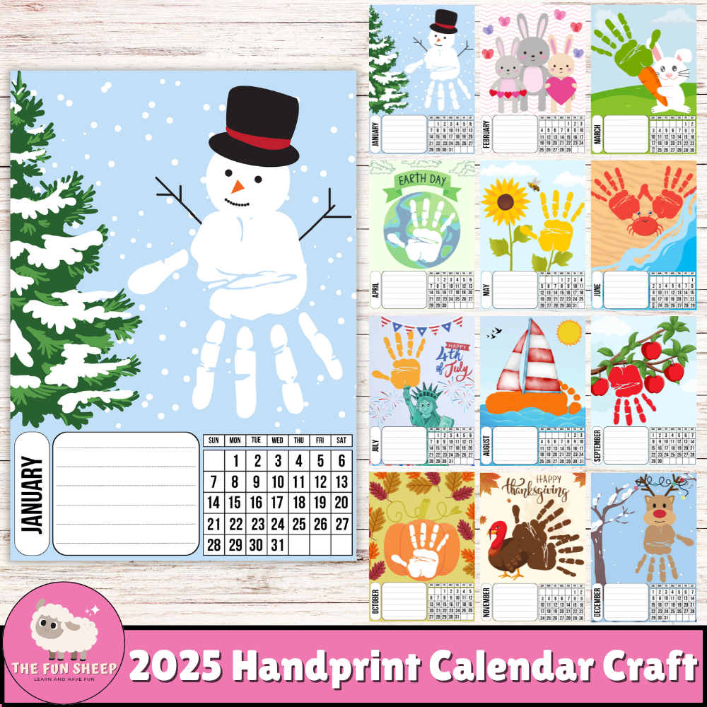 2025 Handprint Calendar Craft Handprint Footprint Calendar Preschool DIY Activity Made By Teachers 2025 Handprint Calendar Craft Handprint Footprint Calendar Preschool DIY Activity Made By Teachers