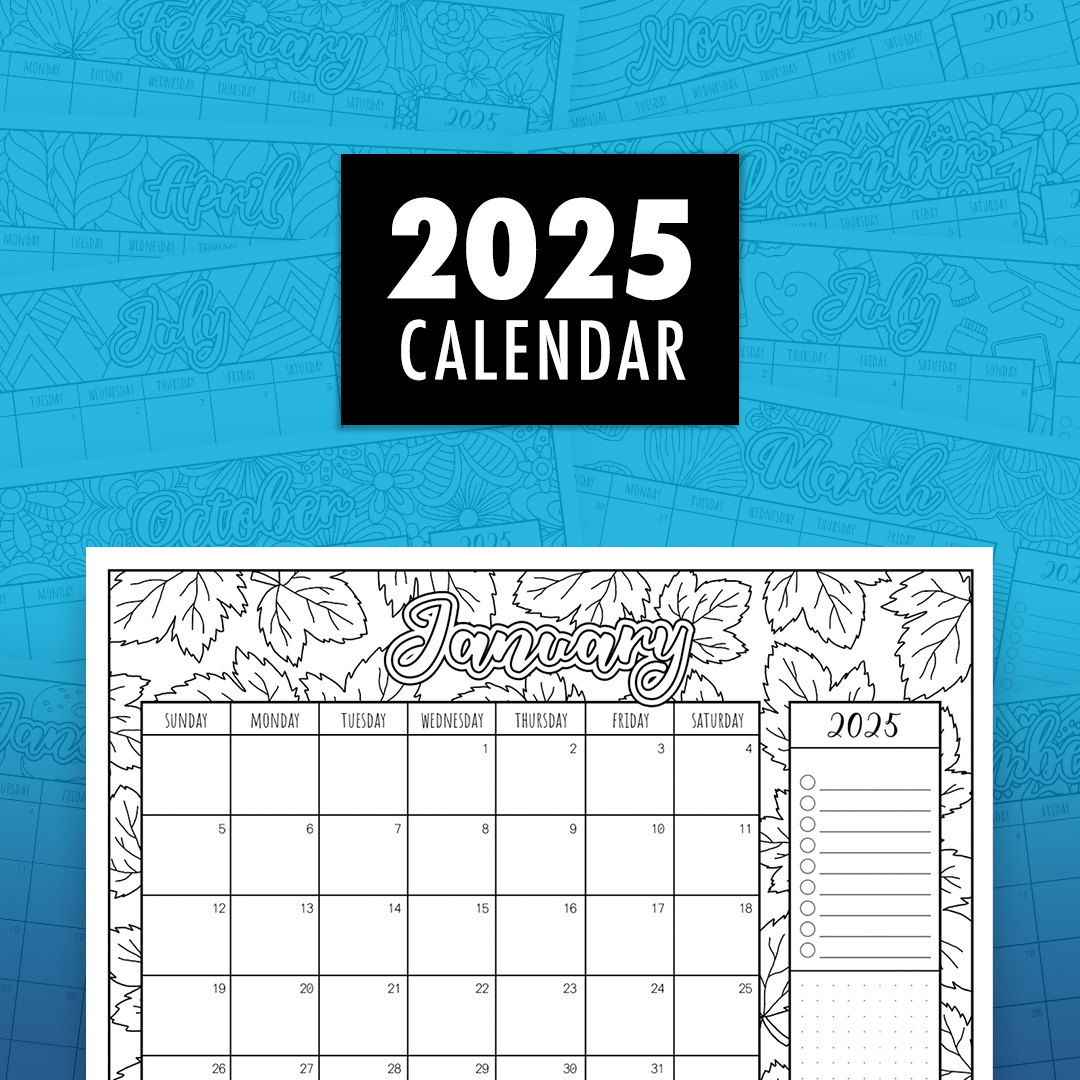 Printable Calendar Free Printable Calendar 2025