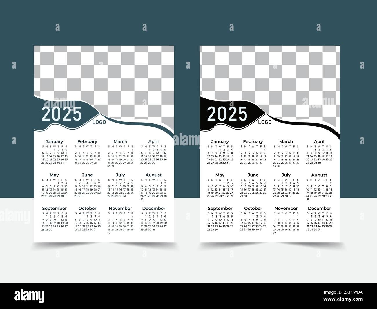 Blank Monthly Calendars 2025 Printable