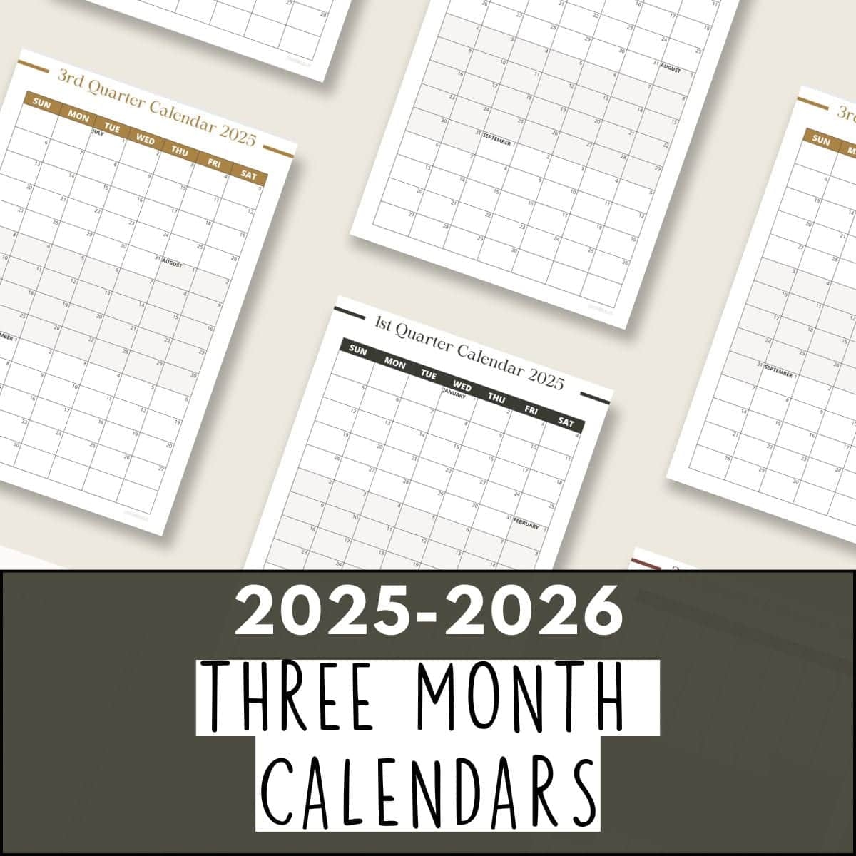 Printable 2025 And 2026 And 2025 Calendar