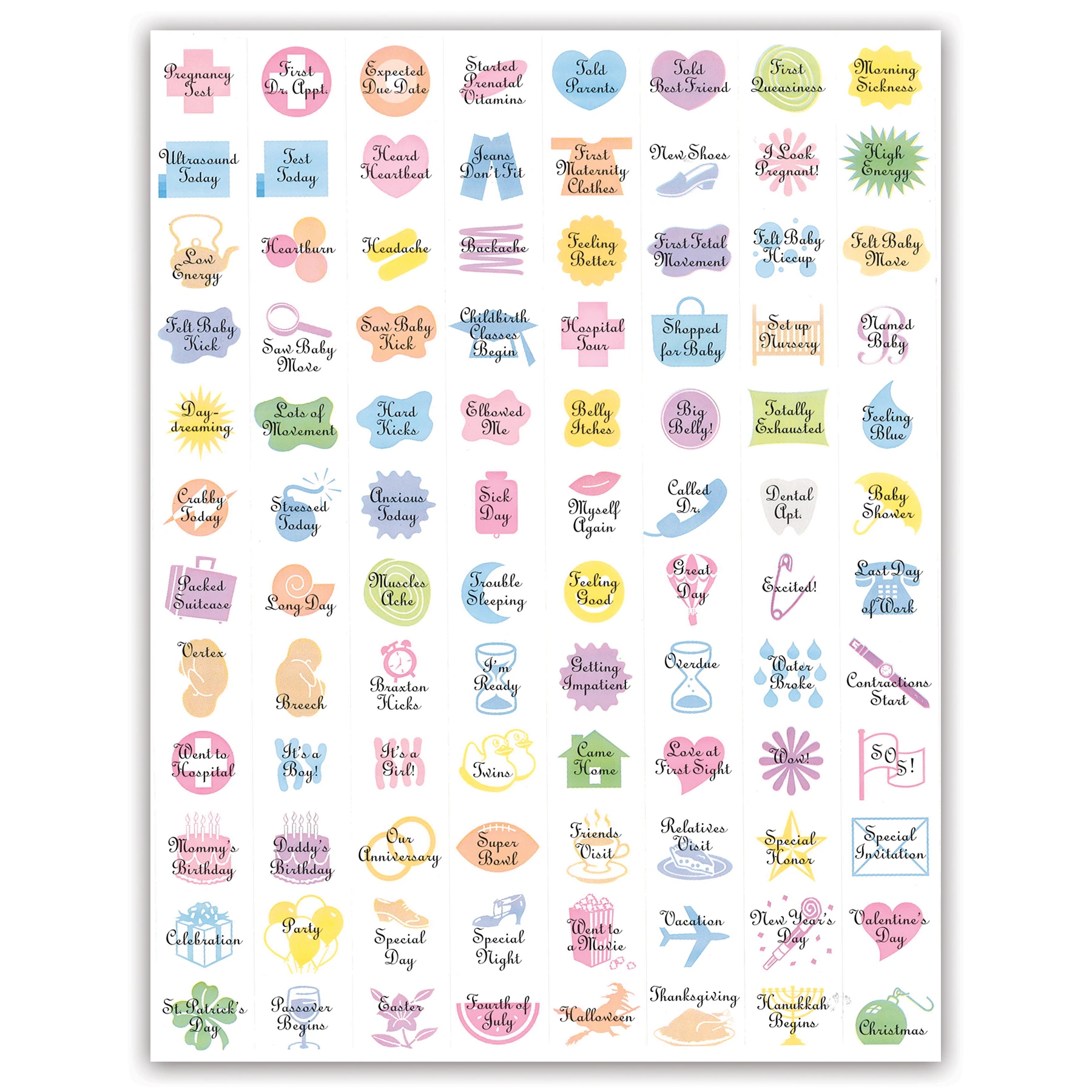 Free Printable Pregnancy Calendar