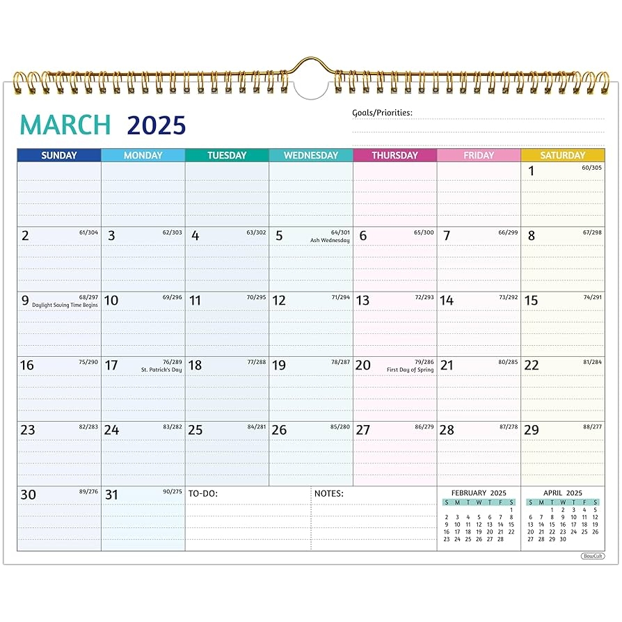 Amazon 2025 2026 Wall Calendar Mar 2025 Aug 2026 18 Months Calendar 2025 2026 14 57 X 11 42 In 2025 Calendar Monthly Calendar With Ruled Blocks Thick Paper Holidays To do Notes Office Products