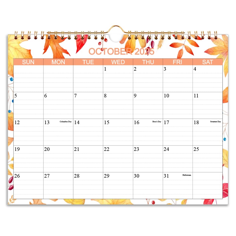 Amazon Calendar 2025 2026 Wall Calendar From Mar 2025 To Oct 2026 Monthly Calendar With 140gsm Thick Paper For Planning And Organizing For Home Or Office 8 5 X 11 In Wall Calendar 2025 2026 Office Products
