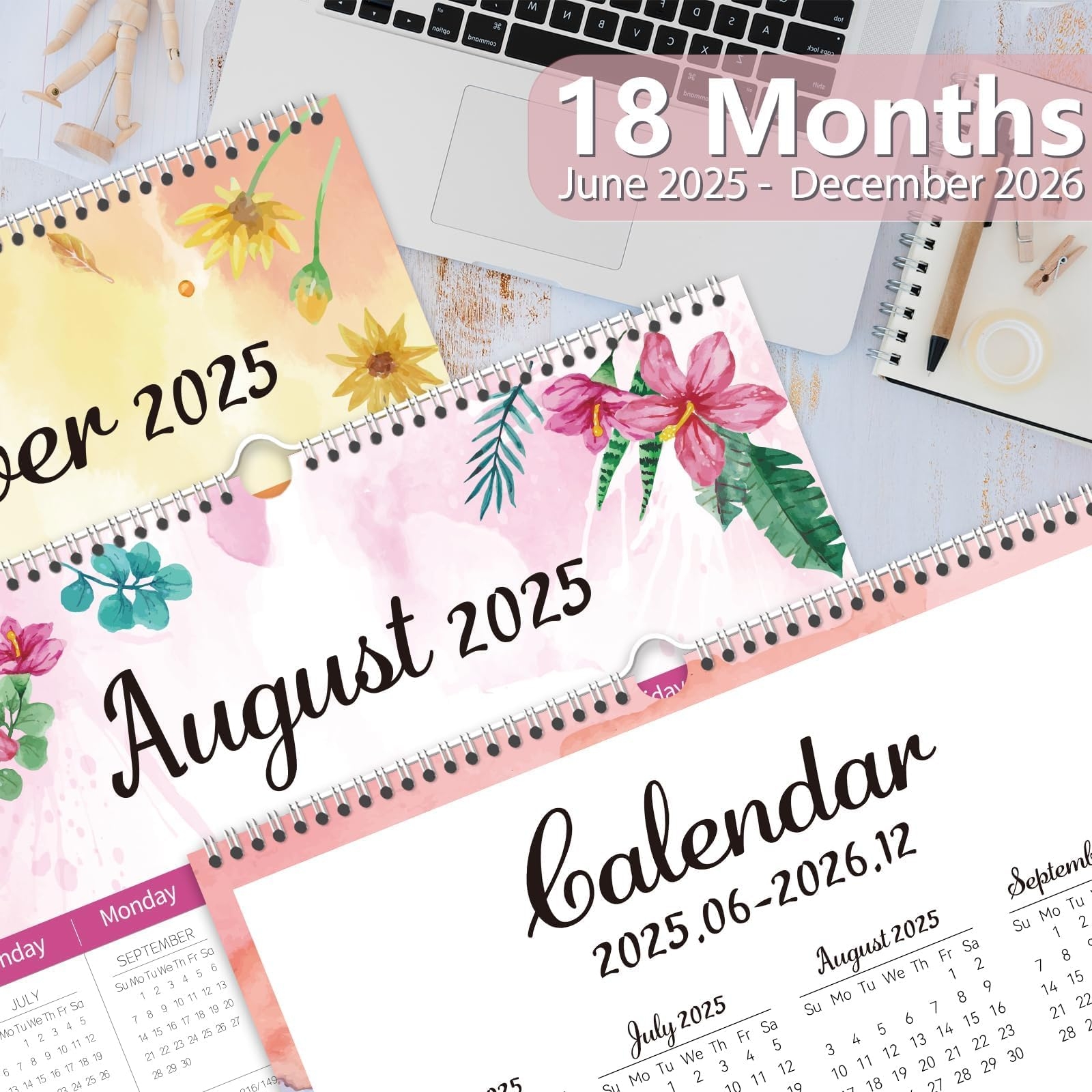 Amazon GuassLee Extra Large Wall Calendar 2025 2026 20 x 30 Big Vertical Wall Calendar 2025 Jun 2025 To Dec 2026 19 Month Hanging Planner Wall With Julian Date For Office Home School Organizing Office Products