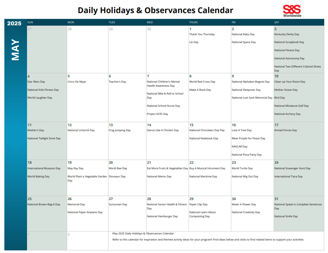 Free Printable Calendars With Holidays 2025