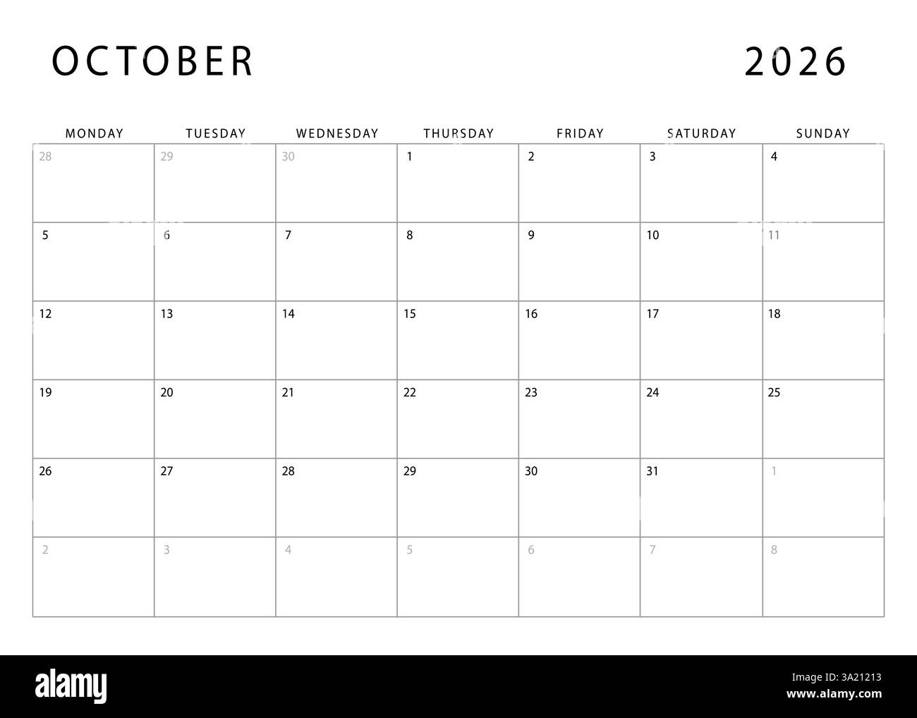 Calendar 2026 Cut Out Stock Images Pictures Page 3 Alamy