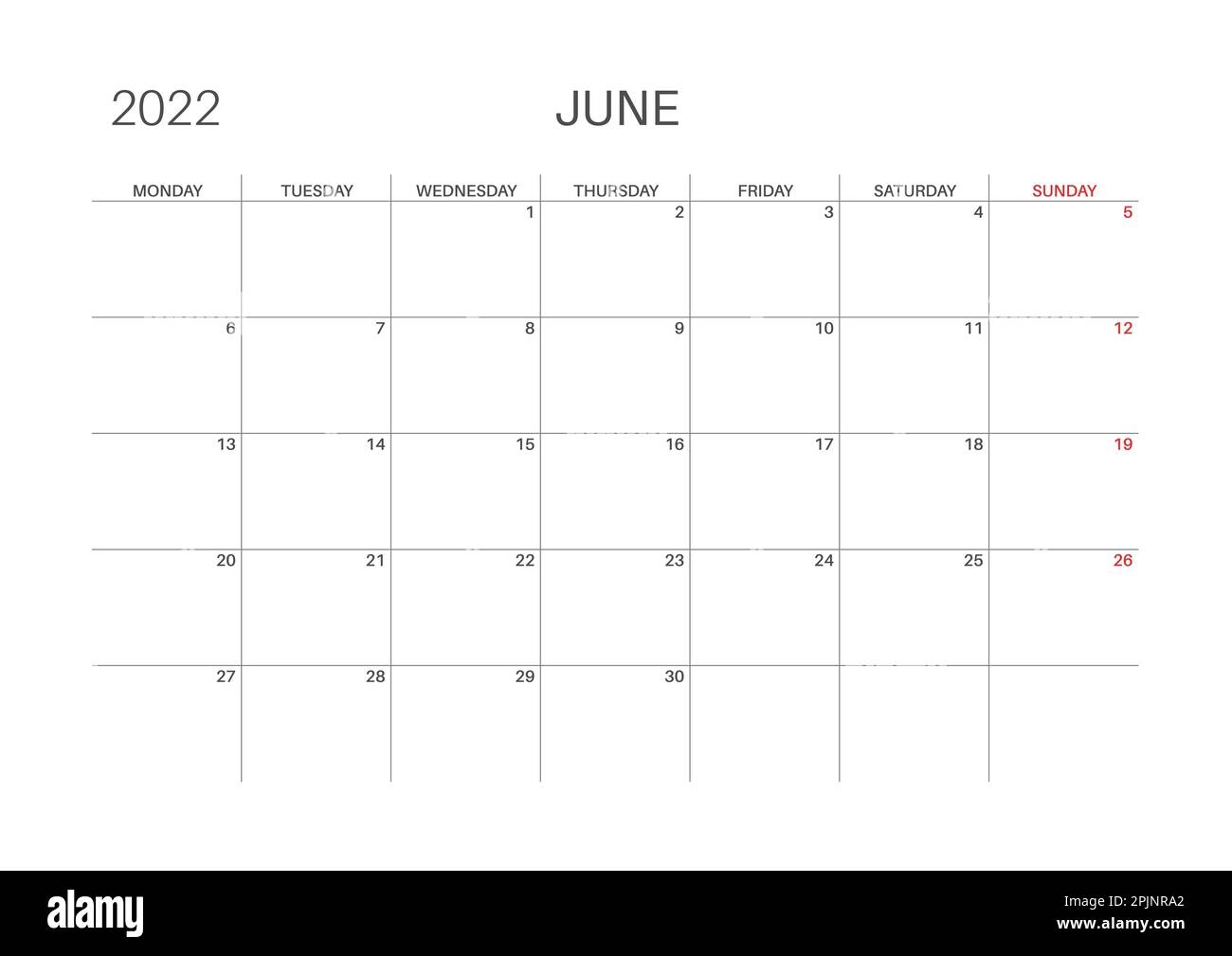Calendar For June Cut Out Stock Images Pictures Page 2 Alamy