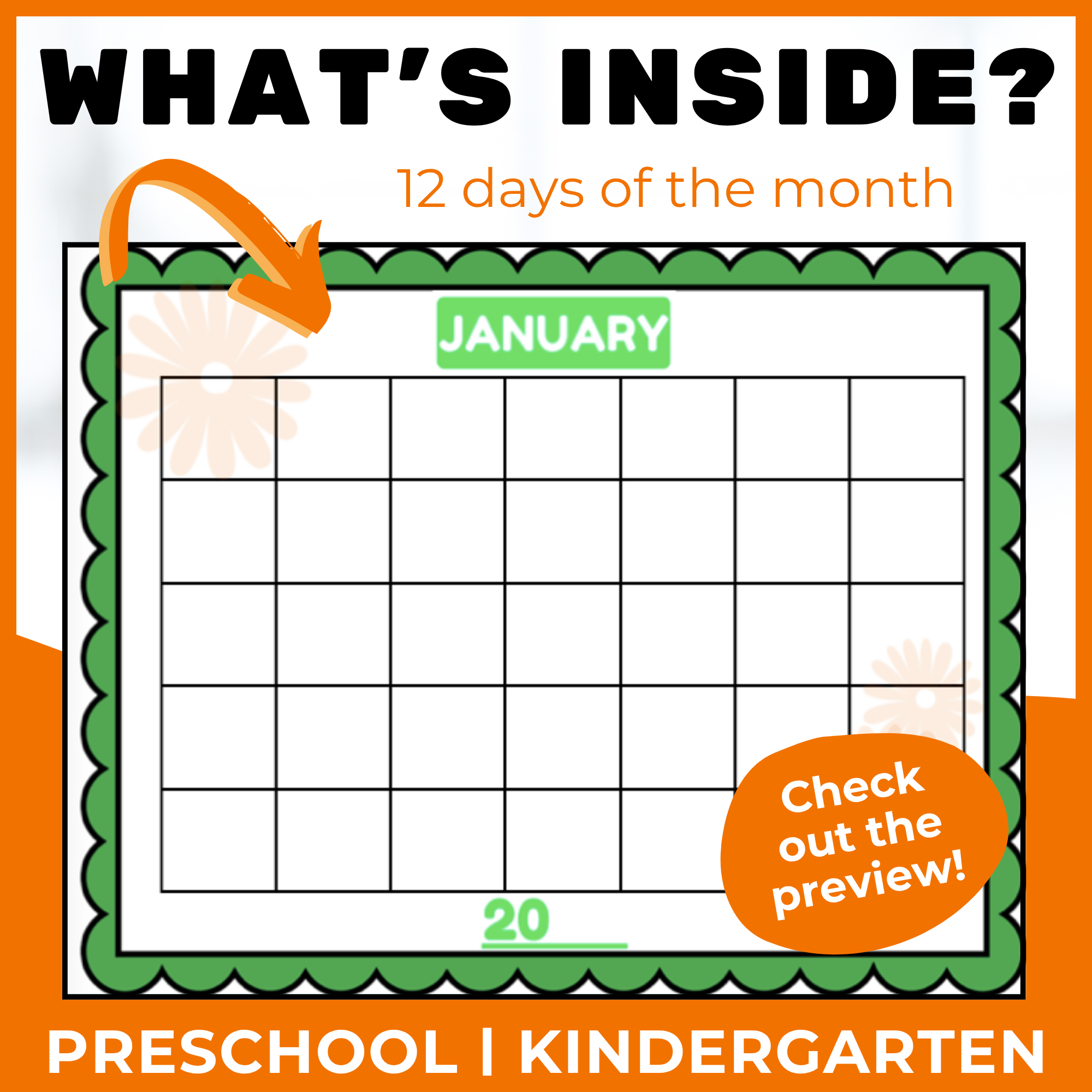 Classroom Months Of The Year Label Posters Calendar Cards Made By Teachers