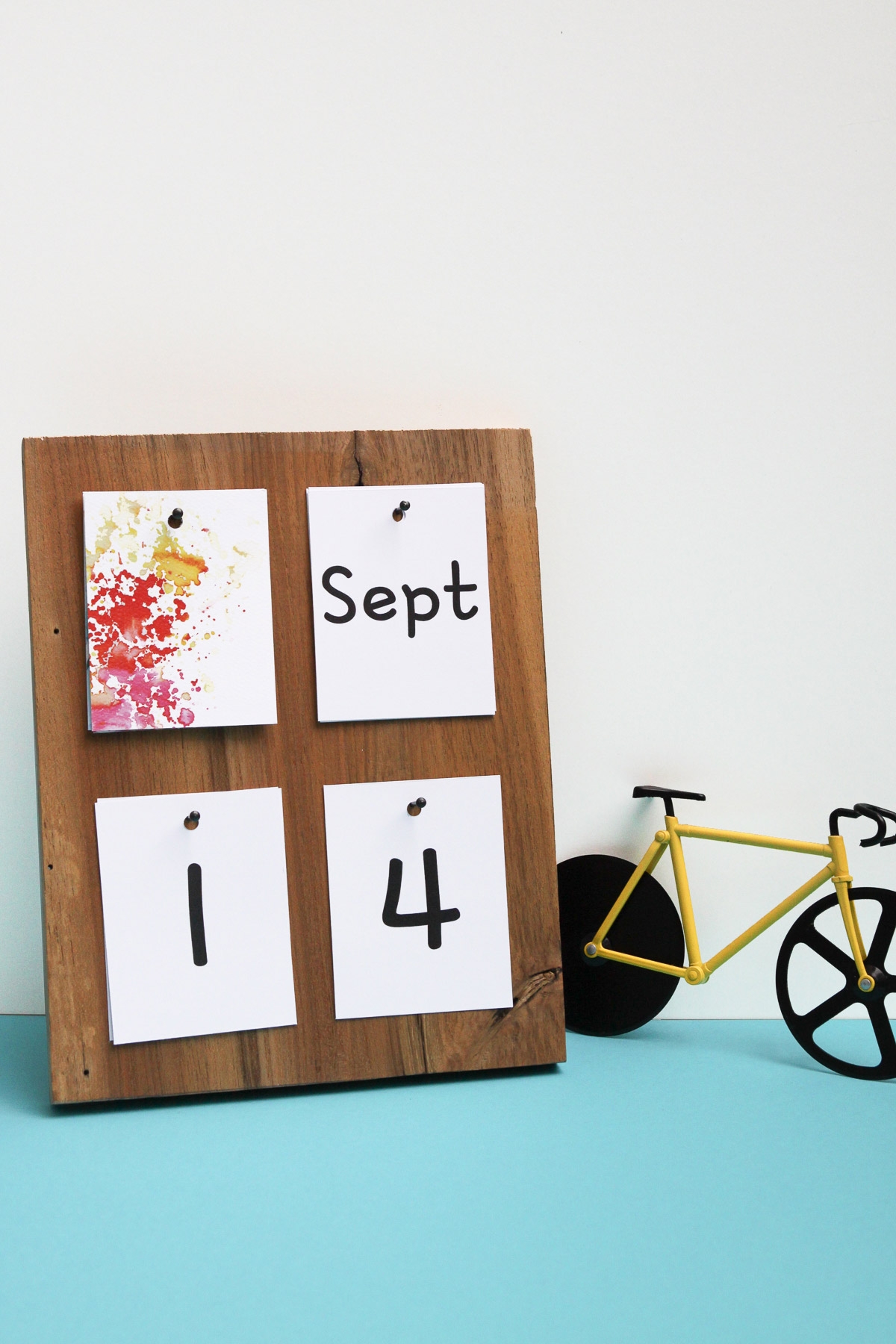 DIY Desk Calendar With A Free Calendar Printable YES We Made This