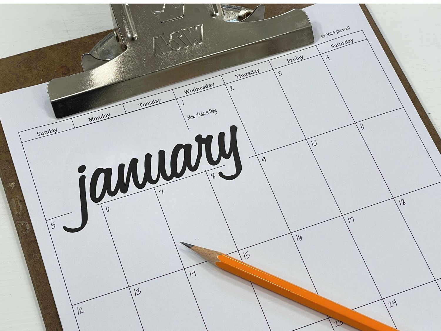 Make My Own Calendar Printable