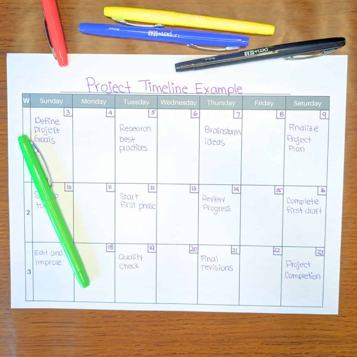 Free 3 Week Calendar Printable Blank Template
